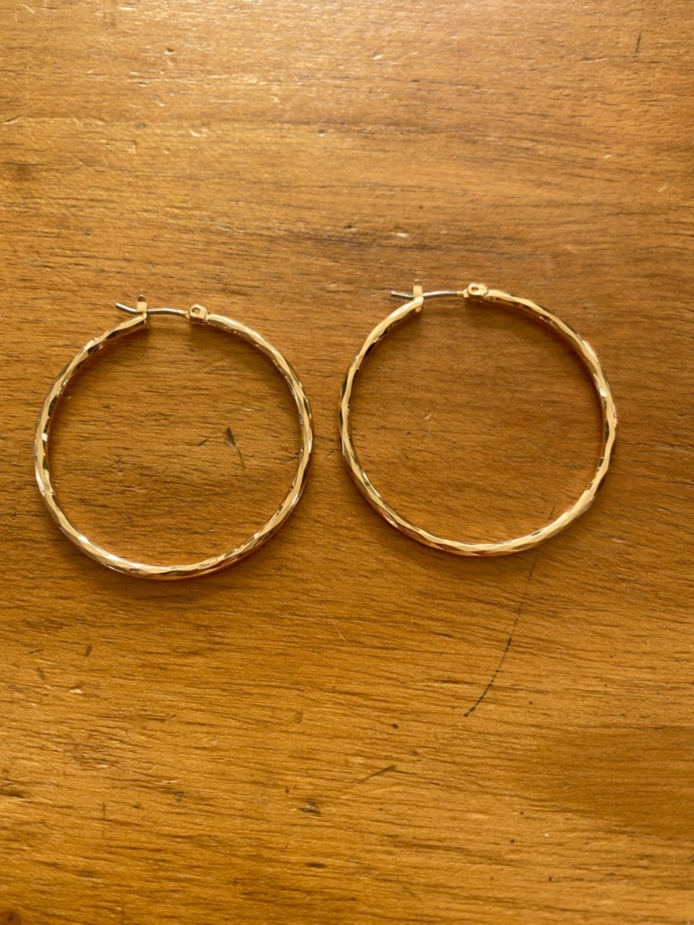 House of Harlow Gold Hoop Earrings NWOT